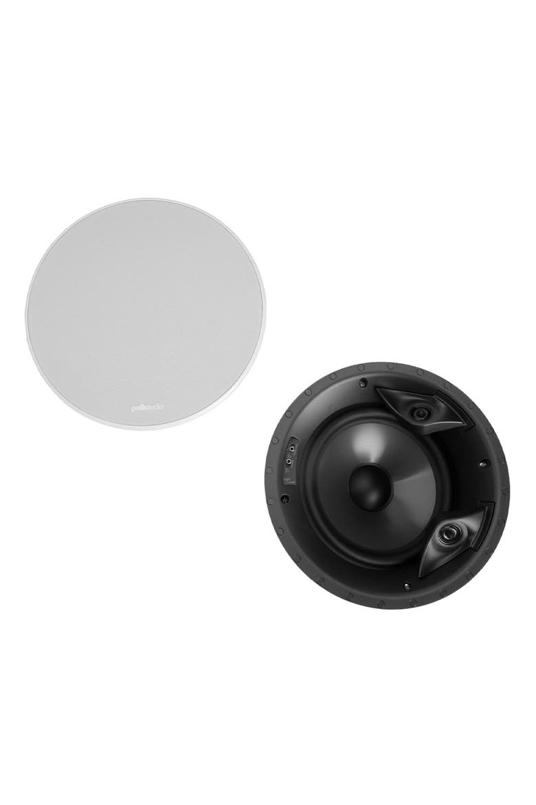 80F/X-LS Vanishing 8" In-Ceiling Speakers - Pair, Alternate, color, White
