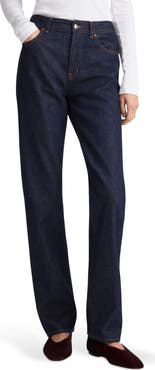 Madewell Longline Straight Leg Jeans