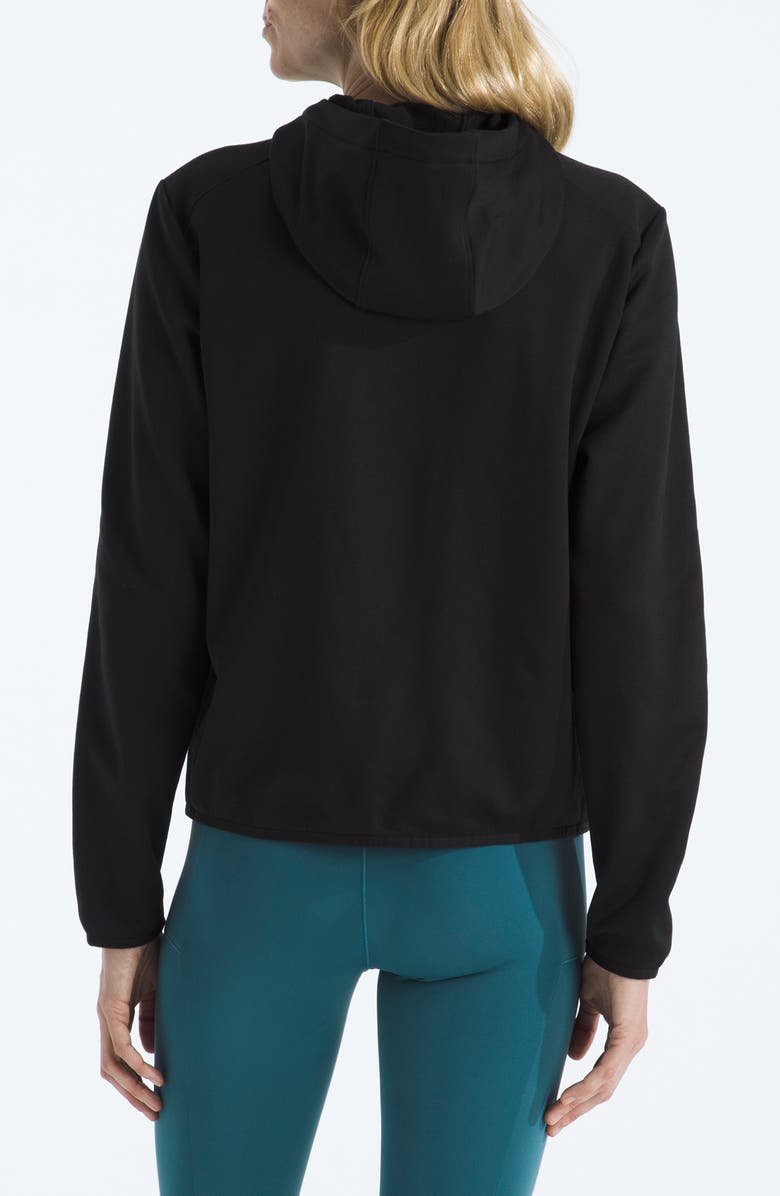 The North Face Performance Fleece Full Zip Hoodie Jacket, Alternate, color, Tnf Black