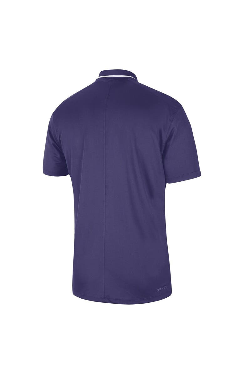 Nike Men's Nike  Purple TCU Horned Frogs 2023 Sideline Coaches Performance Polo, Alternate, color, 