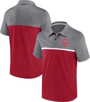 FANATICS Men's Fanatics Branded Crimson/Gray Oklahoma Sooners Polo
