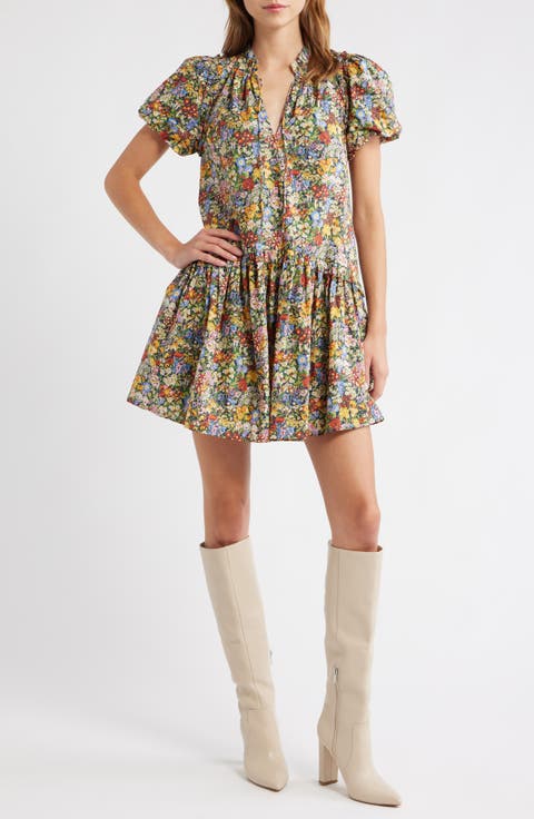Edith Floral Minidress