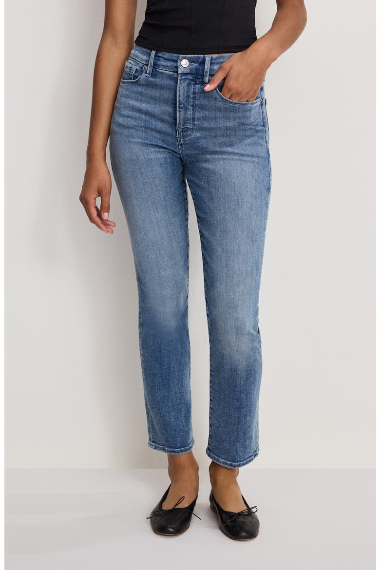 Good Legs Ankle Straight Leg Jeans, Alternate, color, INDIGO1154