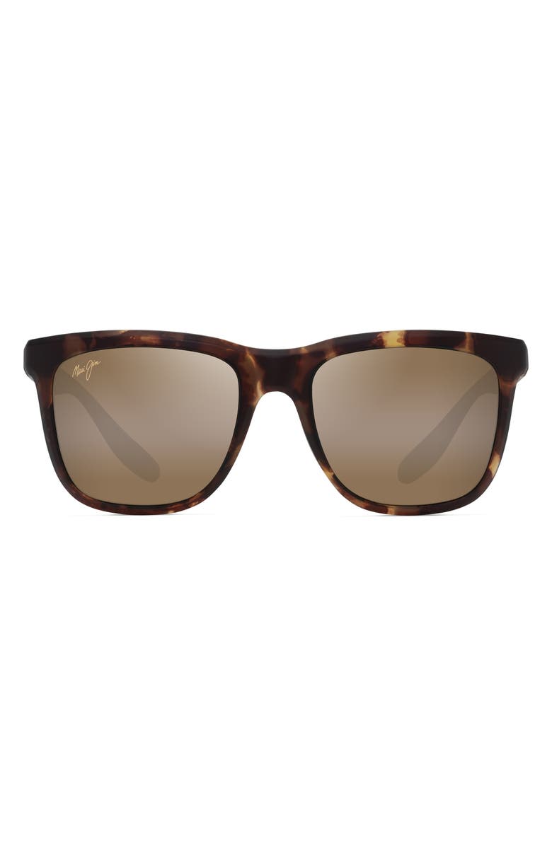 Maui Jim Pehu 55mm PolarizedPlus2<sup>®</sup> Sunglasses, Main, color, Tokyo Tortoise