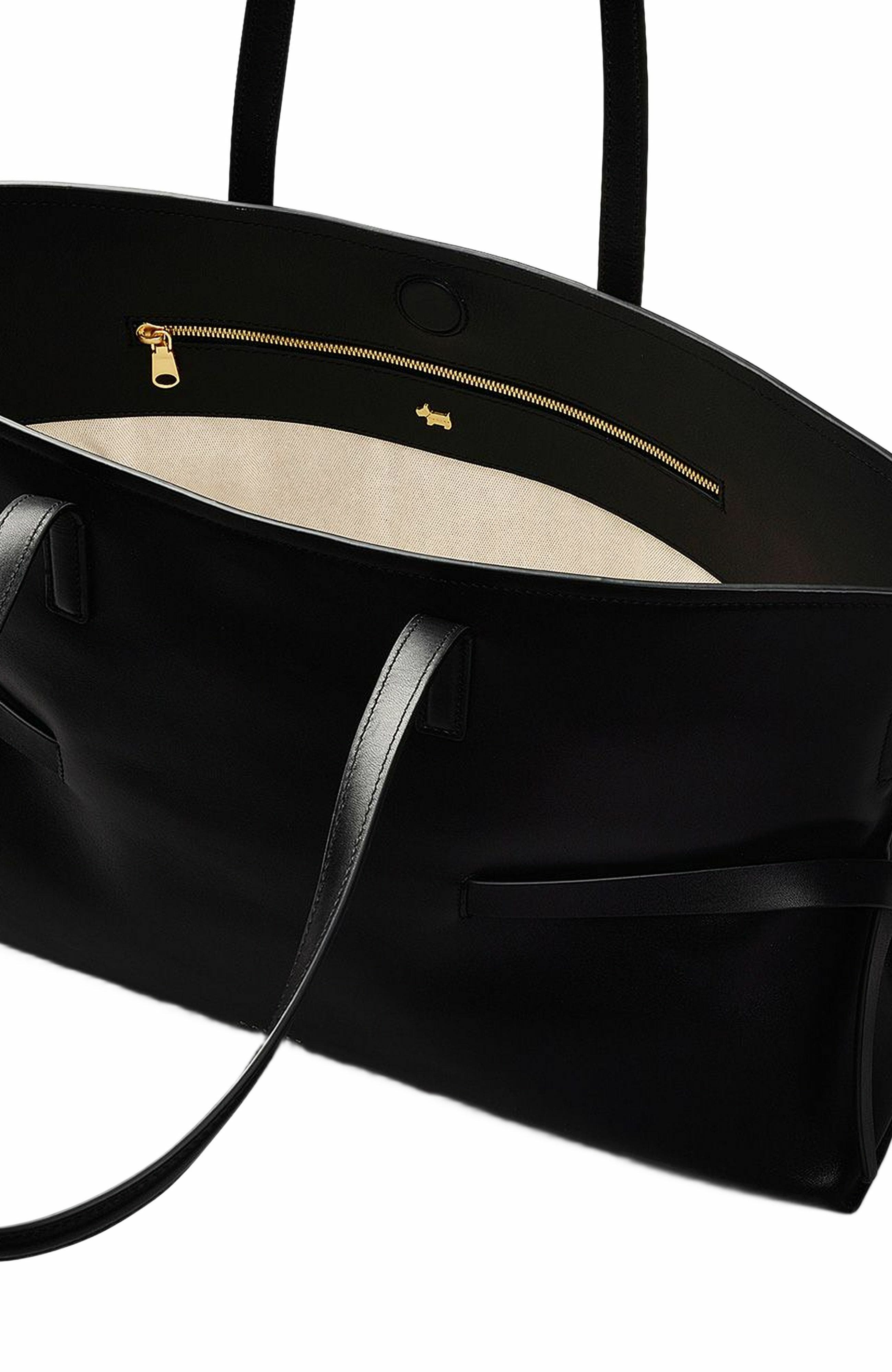 Radley Fleet Street Medium Open Top Tote Bag, Alternate, color, Black