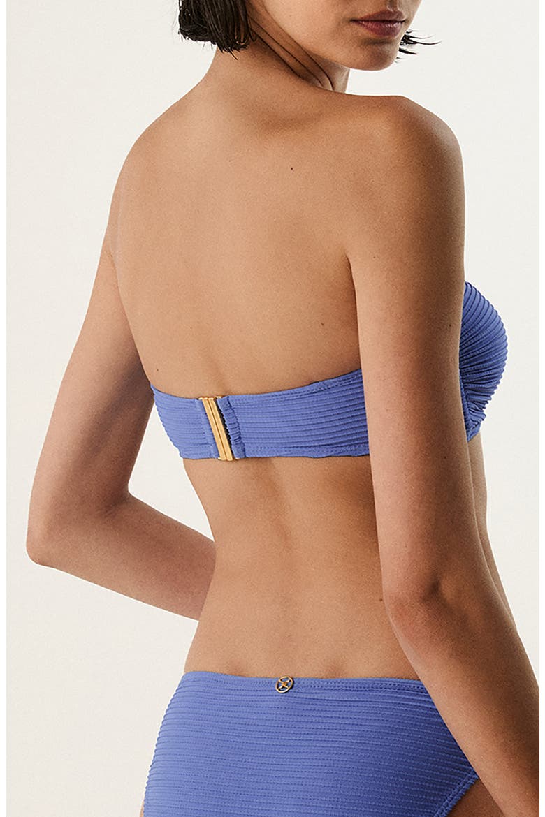 Jill Bandeau Bikini Top, Alternate, color, BLUE