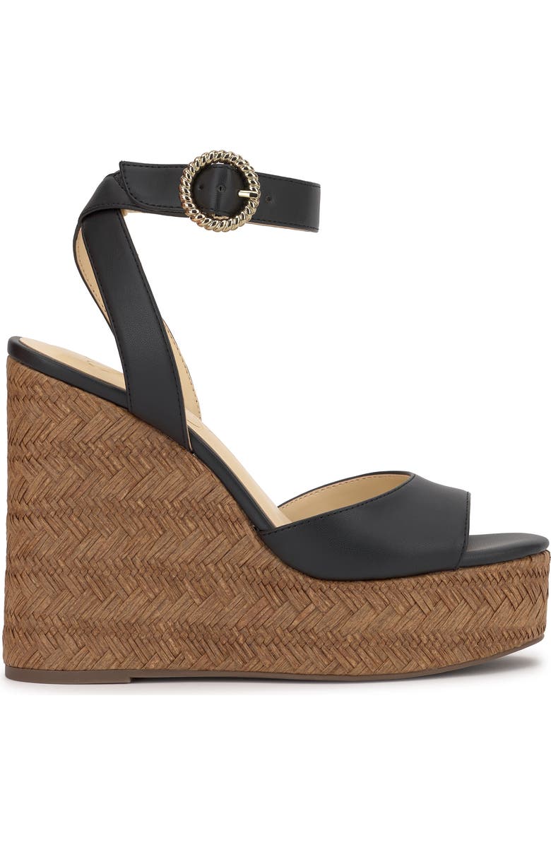 Jessica Simpson Kamindi Platform Wedge Sandal, Alternate, color, Black