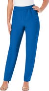 Roaman's Plus Size Classic Bend Over® Structured Straight Leg Pull On Pant