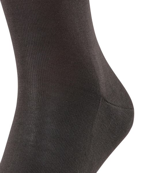Falke Firenze Elastic Free Dress Socks In Brown