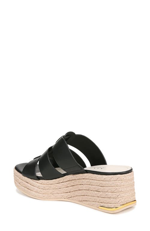 Franco Sarto Tevin Platform Wedge Sandal In Black