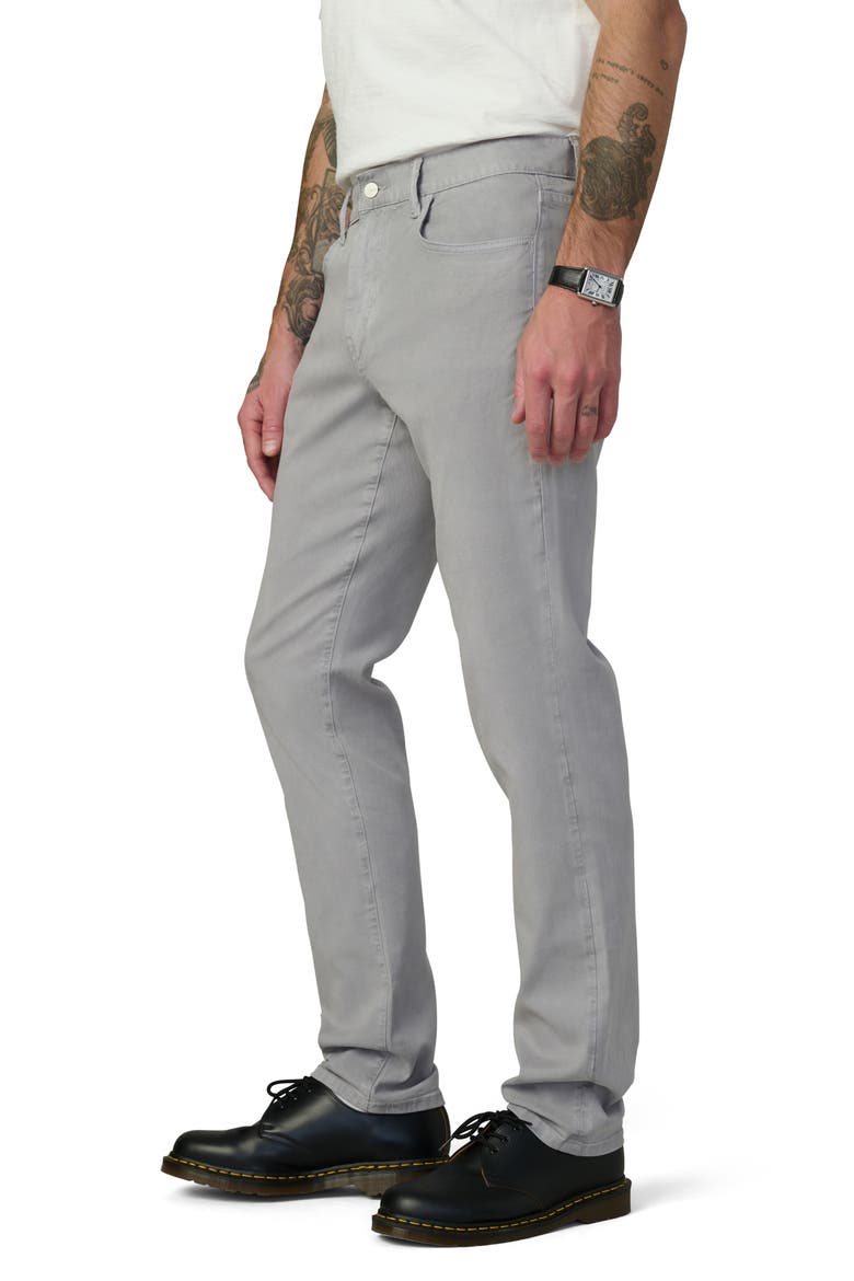 The Asher Slim Fit Five-Pocket Twill Pants, Alternate, color, ULTIMATE GREY