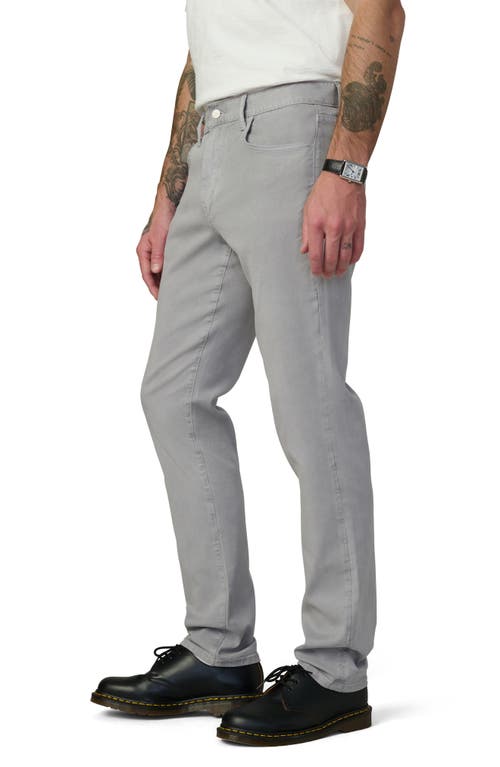 Joe's The Asher Slim Fit Five-pocket Twill Pants In Gray