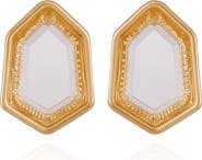 Vince Camuto Glass Stone Stud Earrings