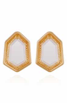 Vince Camuto Glass Stone Stud Earrings