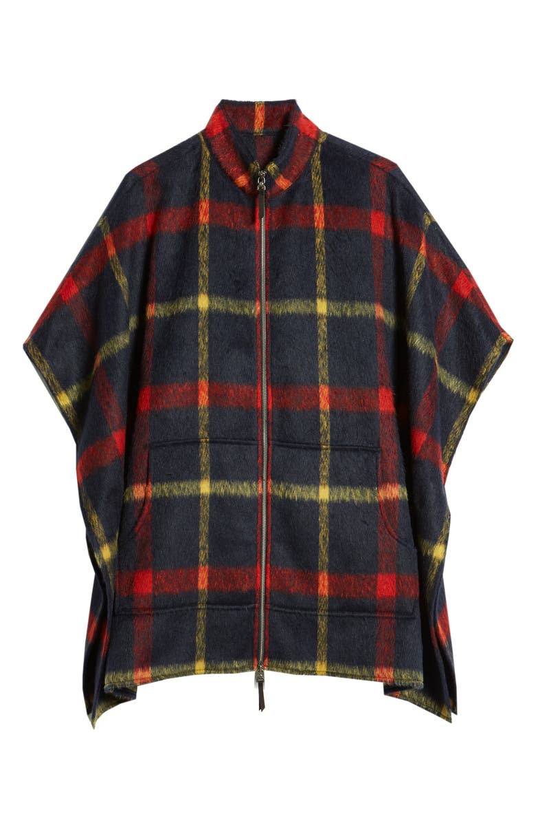 Treasure & Bond Blanket Plaid Cape, Alternate, color, 