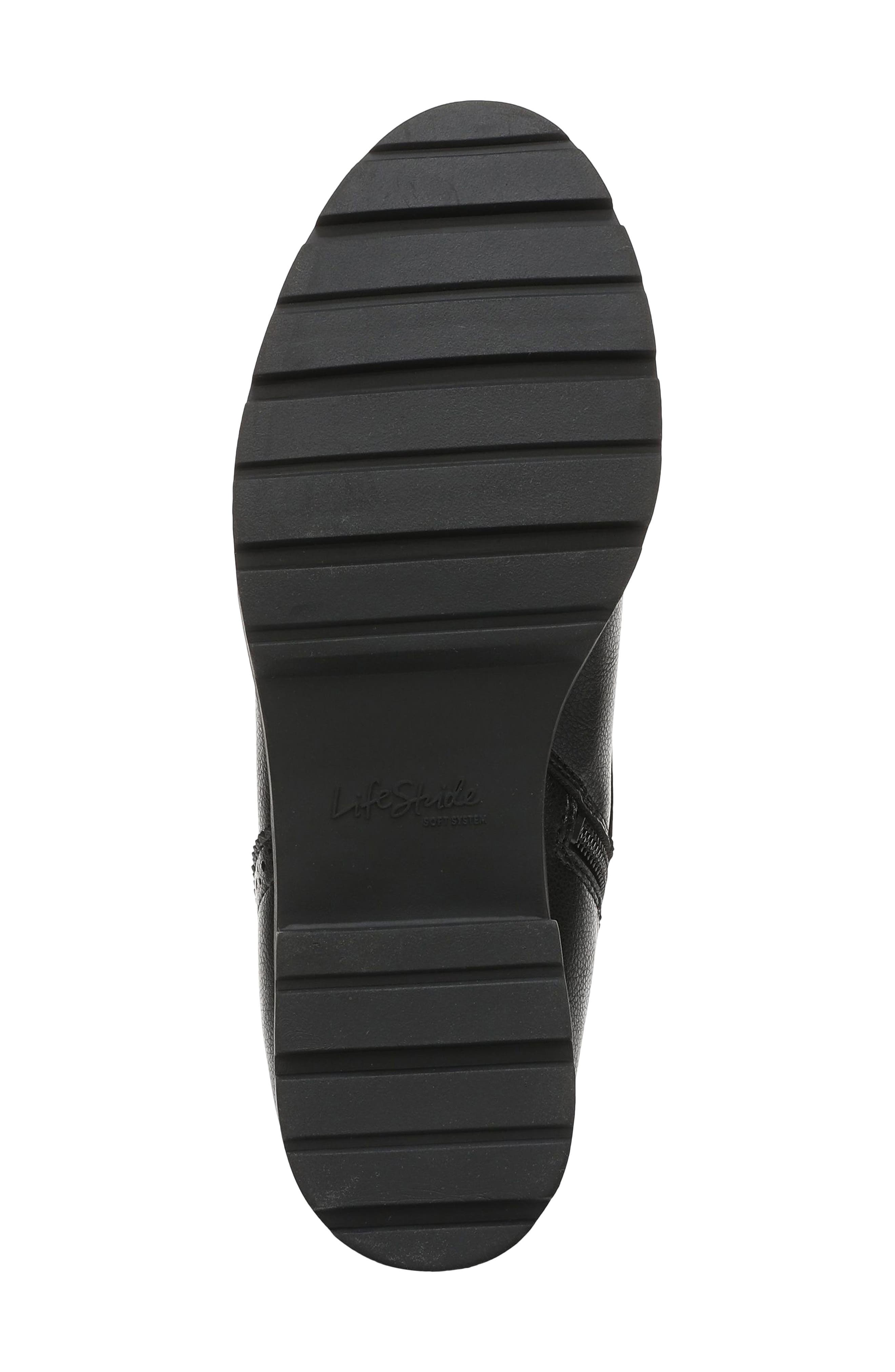 Lena Combat Boot, Alternate, color, BLACK