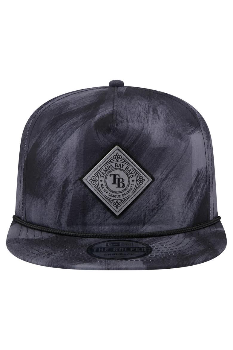 Men's New Era Navy Tampa Bay Rays Printed Golfer Snapback Hat, Alternate, color, Navy