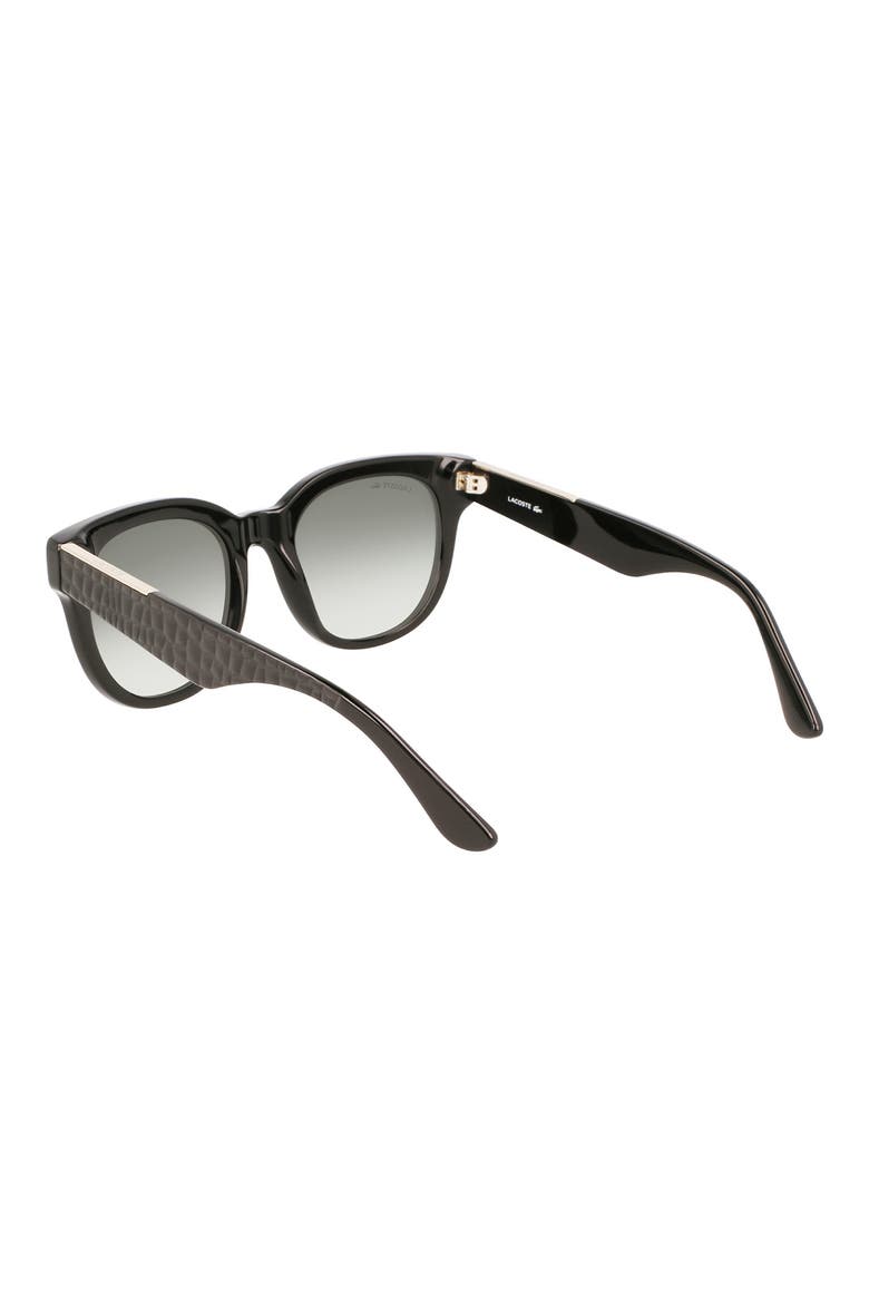 52mm Oval Sunglasses, Alternate, color, BLACK