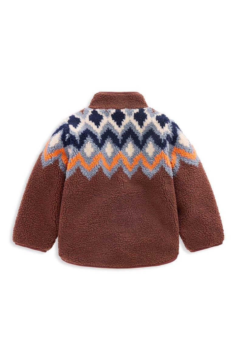 Kids' Cosy Borg Fleece Jacket, Alternate, color, FAIR ISLE