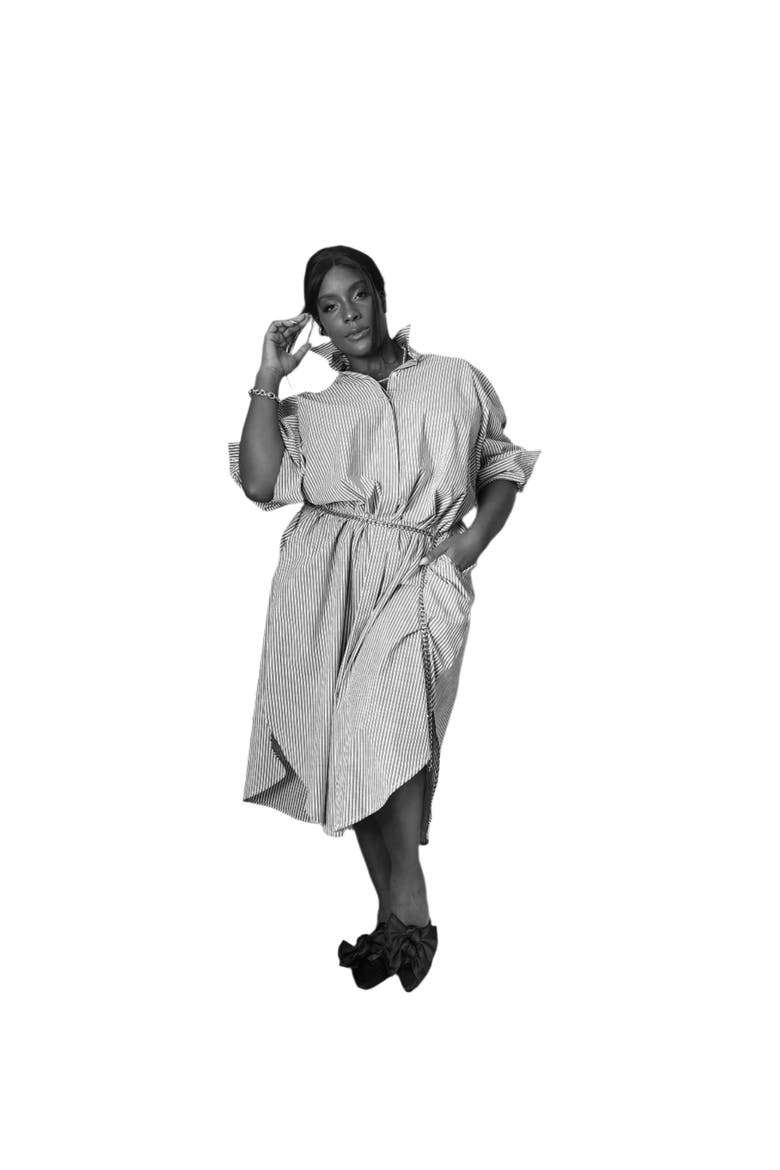 Mia Oversized Shirt Dress, Alternate, color, Amber