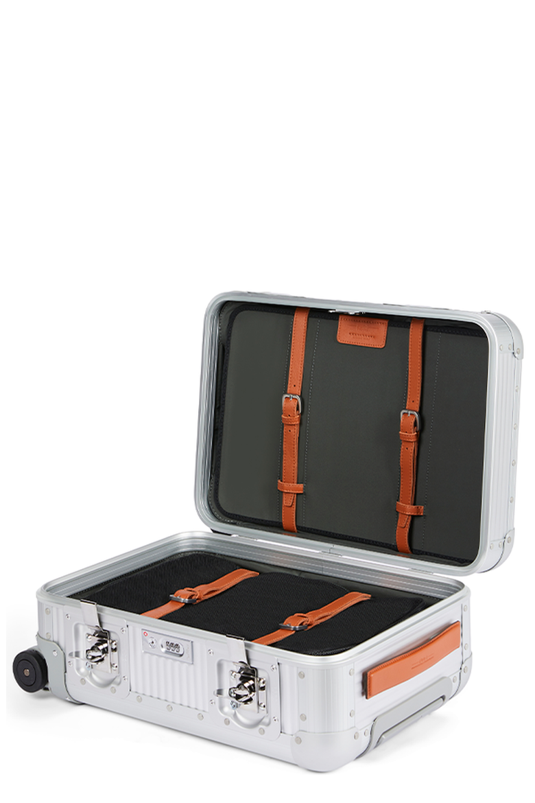 Bank Spinner 53 Suitcase, Alternate, color, Moonlight Silver