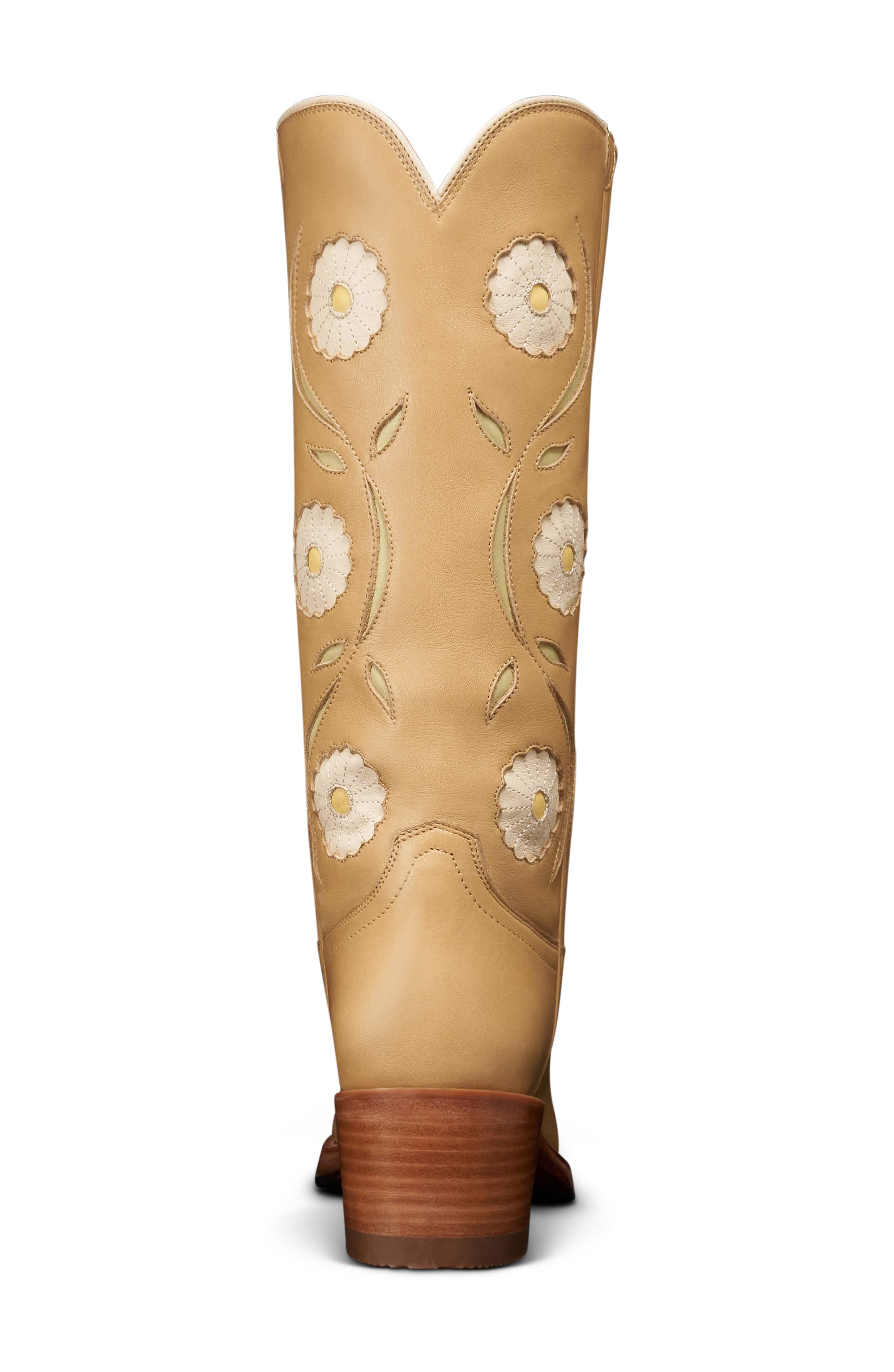 Tecovas The Charlie Bloom Western Boot, Alternate, color, Pale Yellow