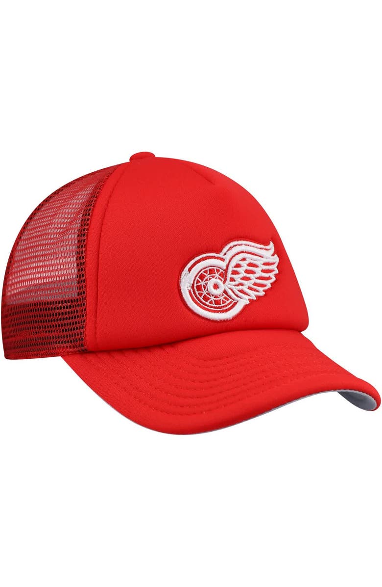 Mitchell & Ness Youth Mitchell & Ness Red Detroit Red Wings Core Trucker Adjustable Hat, Alternate, color, Red