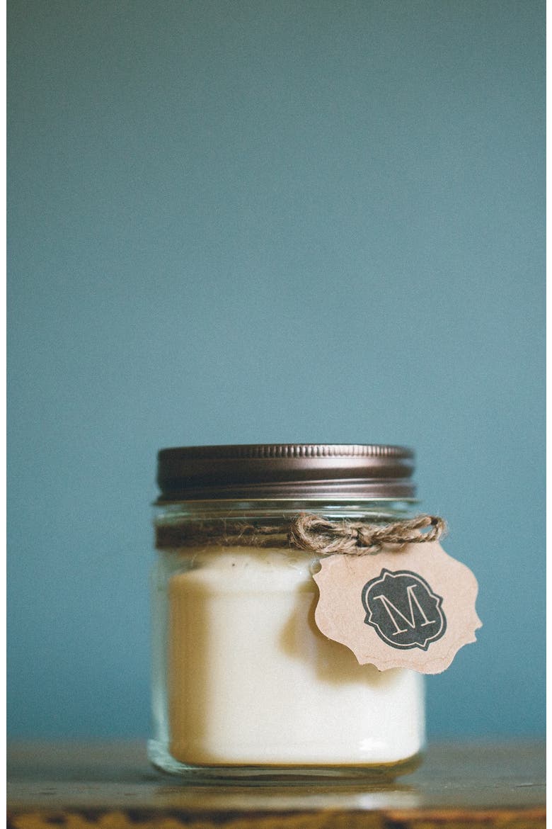 Personalized Mini Mason Jar Birthday Cake Candle, Alternate, color, BIRTHDAY CAKE - J