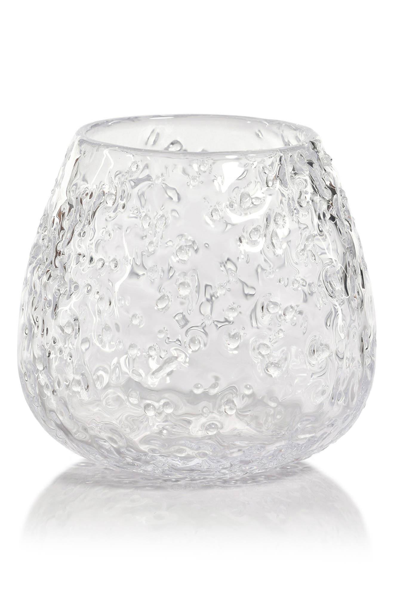 Zodax Elodie Textured Glass Vase
