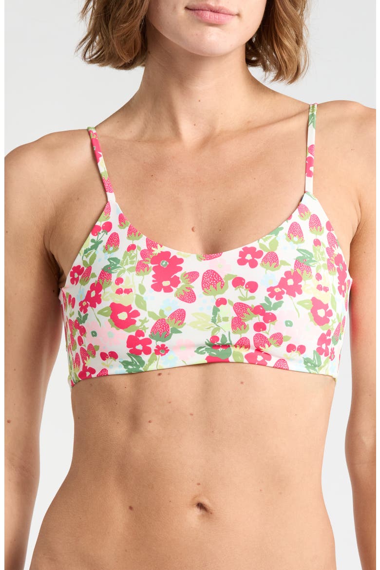 Ceci Reversible Bikini Top, Main, color, RED
