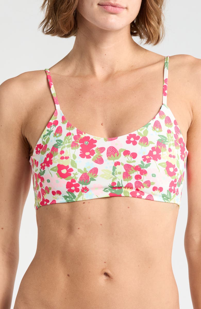 Maaji Ceci Reversible Bikini Top, Main, color, Red