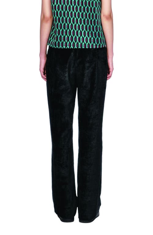 Anna Sui Velour Pants In Green