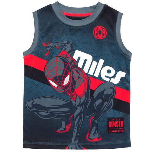 Marvel Spider-man Athletic Tank Top & Shorts Set In Blue