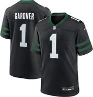Nike Men's Nike Ahmad Sauce Gardner Legacy Black New York Jets Alternate Game Jersey