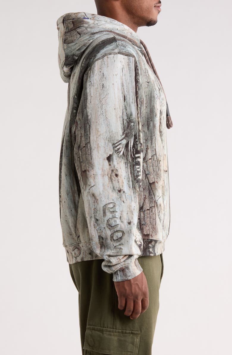 RC Outdoor Supply Treebark Camo Stack Logo Hoodie, Alternate, color, Tree Bark