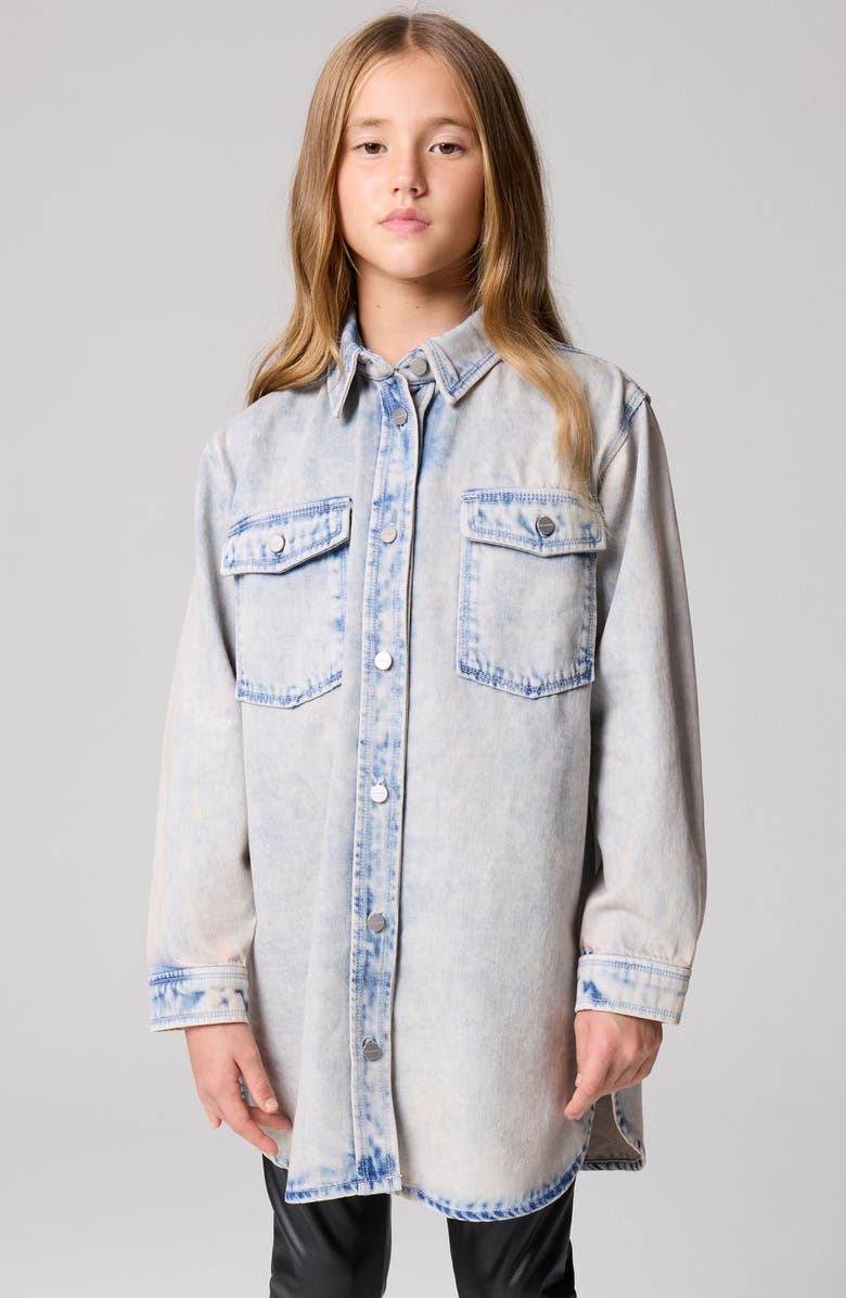 smALLSAINTS by ALLSAINTS Kids' Denim Shirt Jacket, Alternate, color, Grey