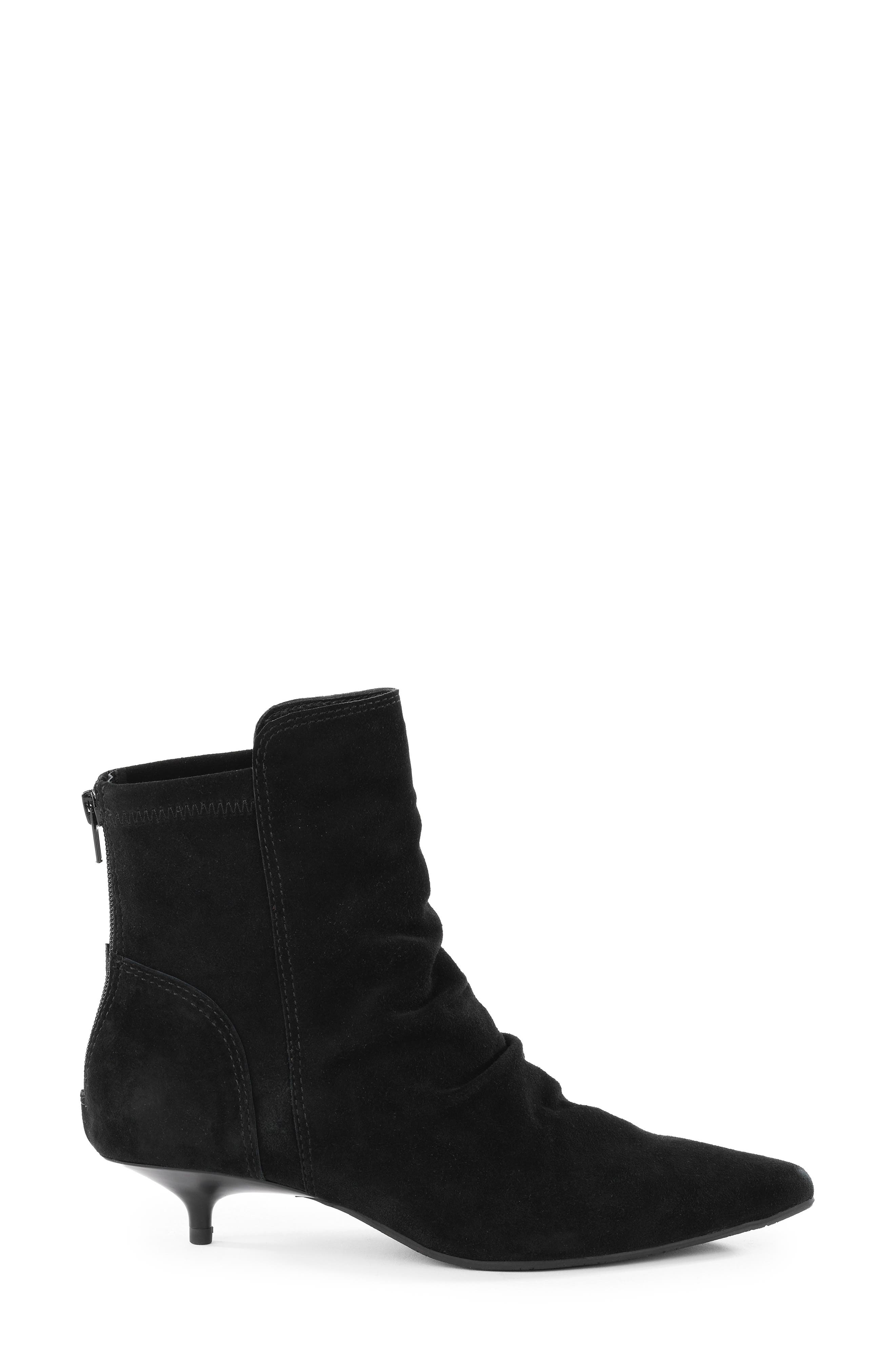 Modern Romance Leather Bootie, Alternate, color, BLACK
