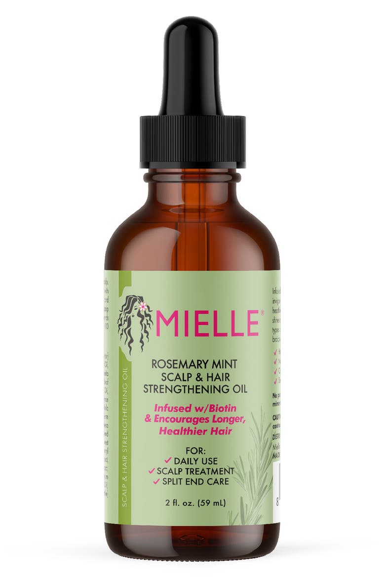 Rosemary Mint Scalp & Hair Strengthening Oil, Main, color, NO COLOR