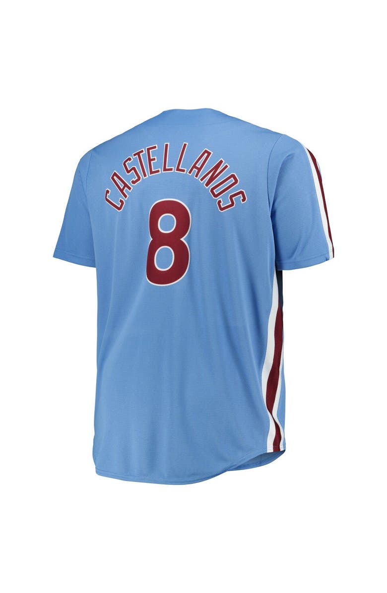 PROFILE Men's Nick Castellanos Light Blue Philadelphia Phillies Big & Tall Replica Player Jersey, Alternate, color, 