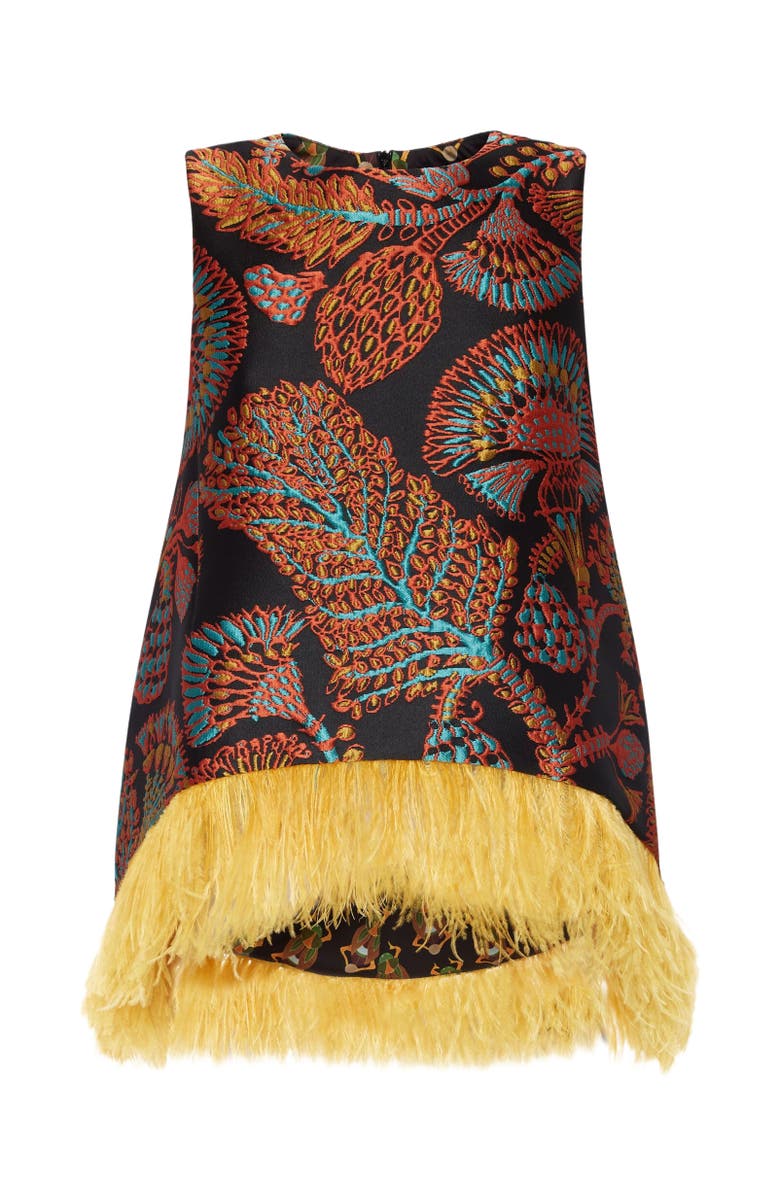 La DoubleJ La Scala Top Jacquard Sicomore Black, Alternate, color, Jacquard Sicomore Black