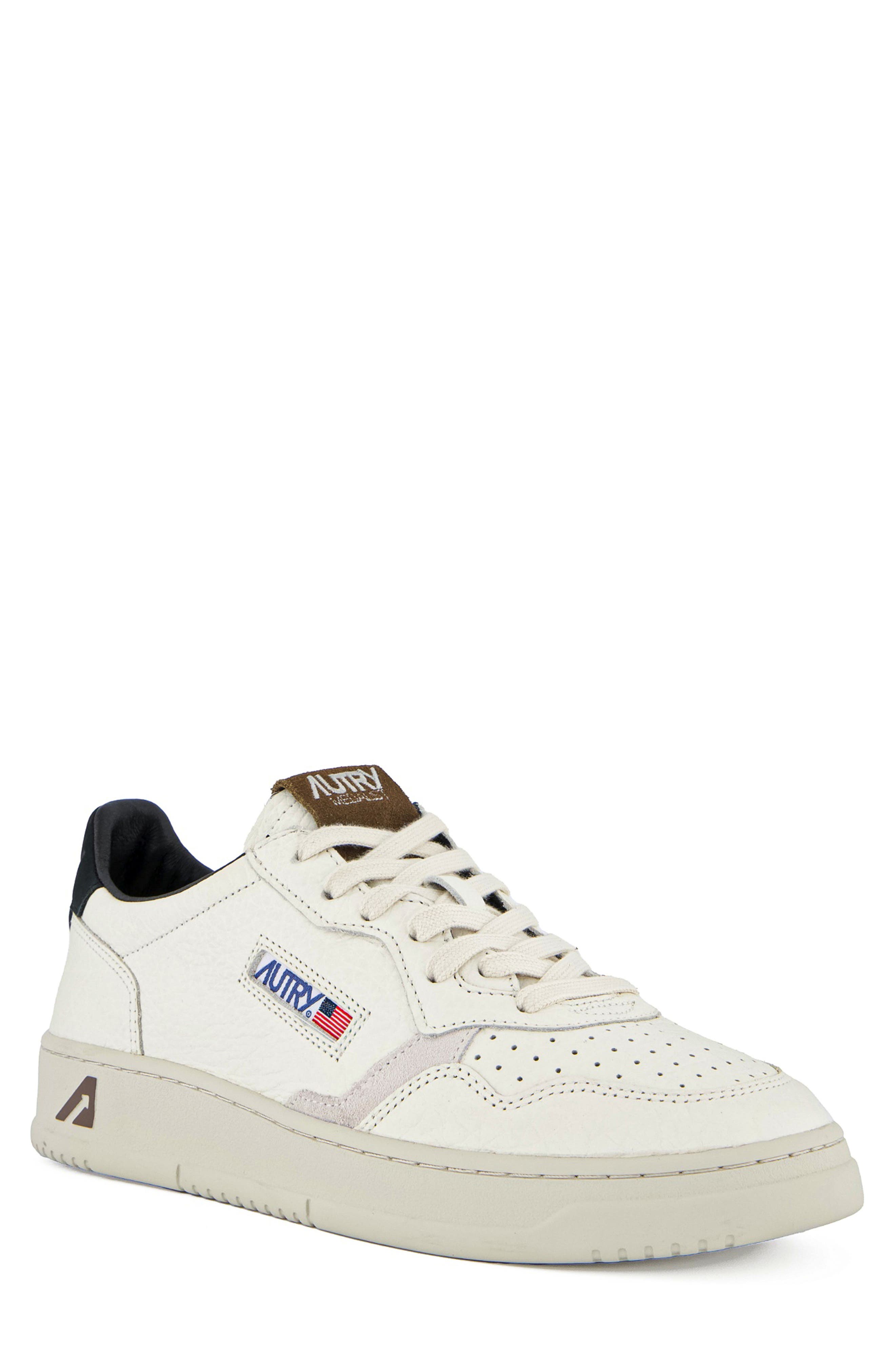 AUTRY Medalist Low Sneaker, Main, color, White/ Pine