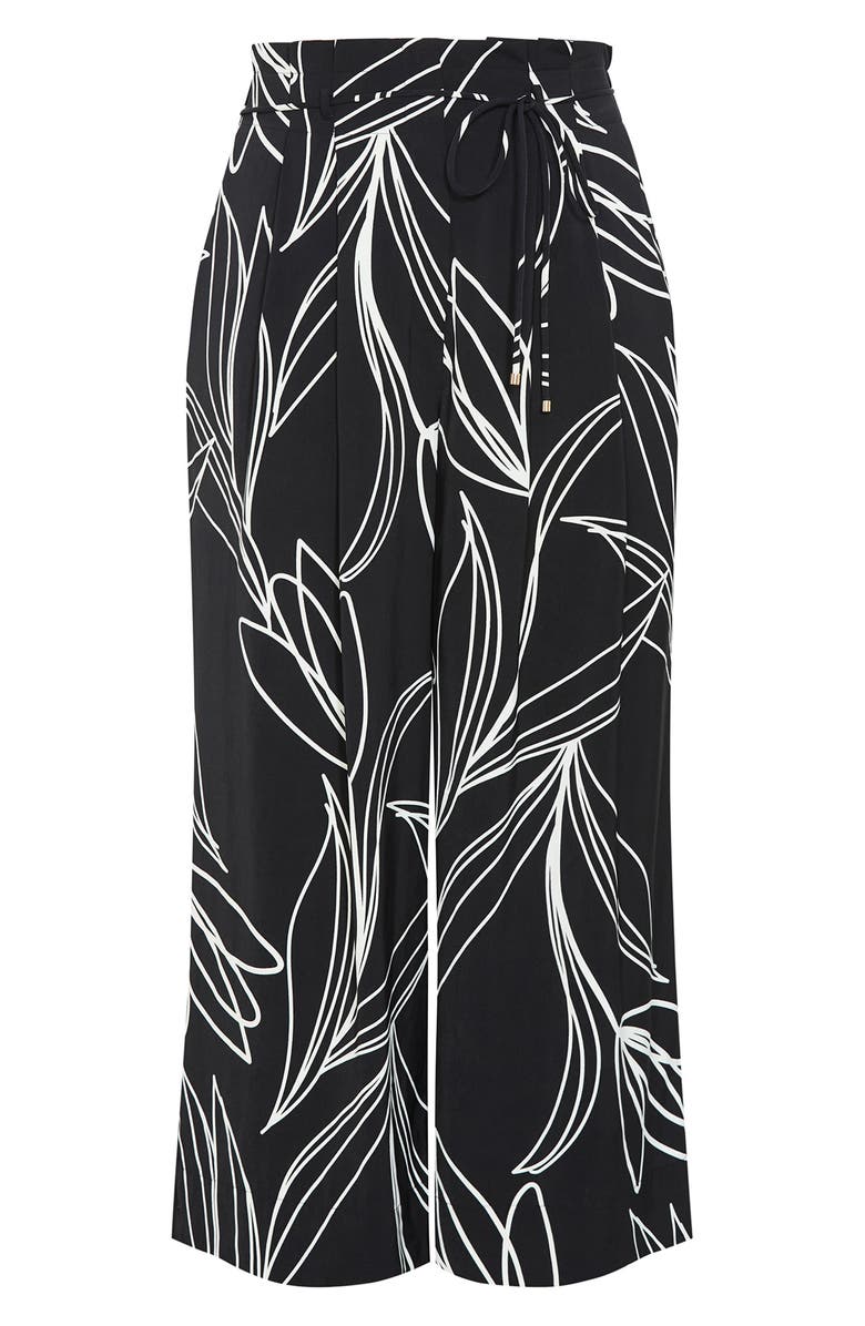 City Chic Shania Paperbag Waist Wide Leg Pants, Alternate, color, 