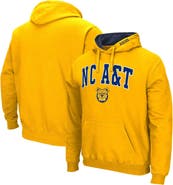 COLOSSEUM Men's Colosseum Gold North Carolina A&T Aggies Isle Pullover Hoodie