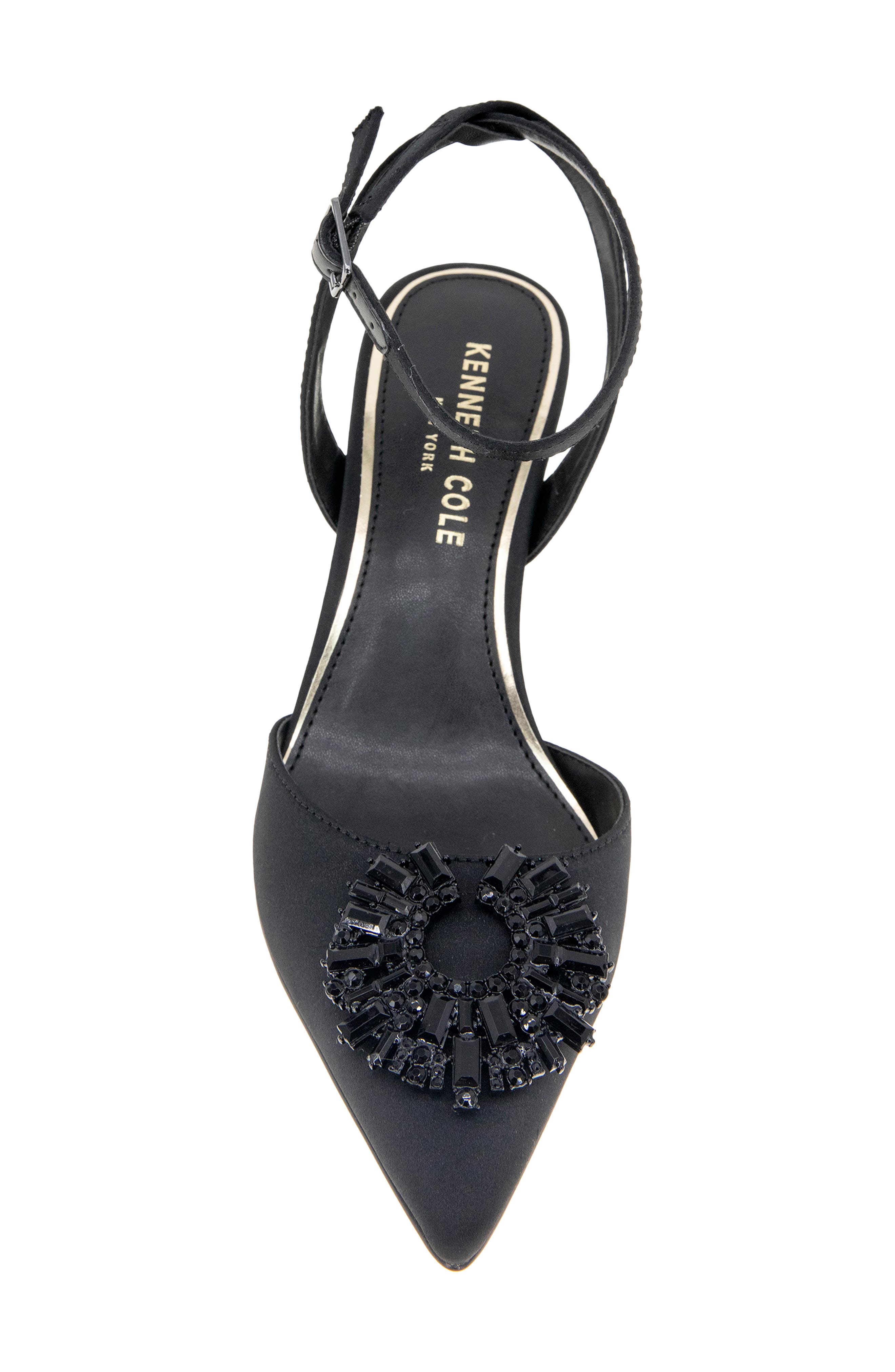 Kenneth Cole New York Umi Starburst Ankle Strap Pointed Toe Pump, Alternate, color, 