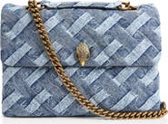 Kurt Geiger London Large Kensington Denim Shoulder Bag