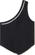 MANGO TEEN Asymmetrical Sequined Top