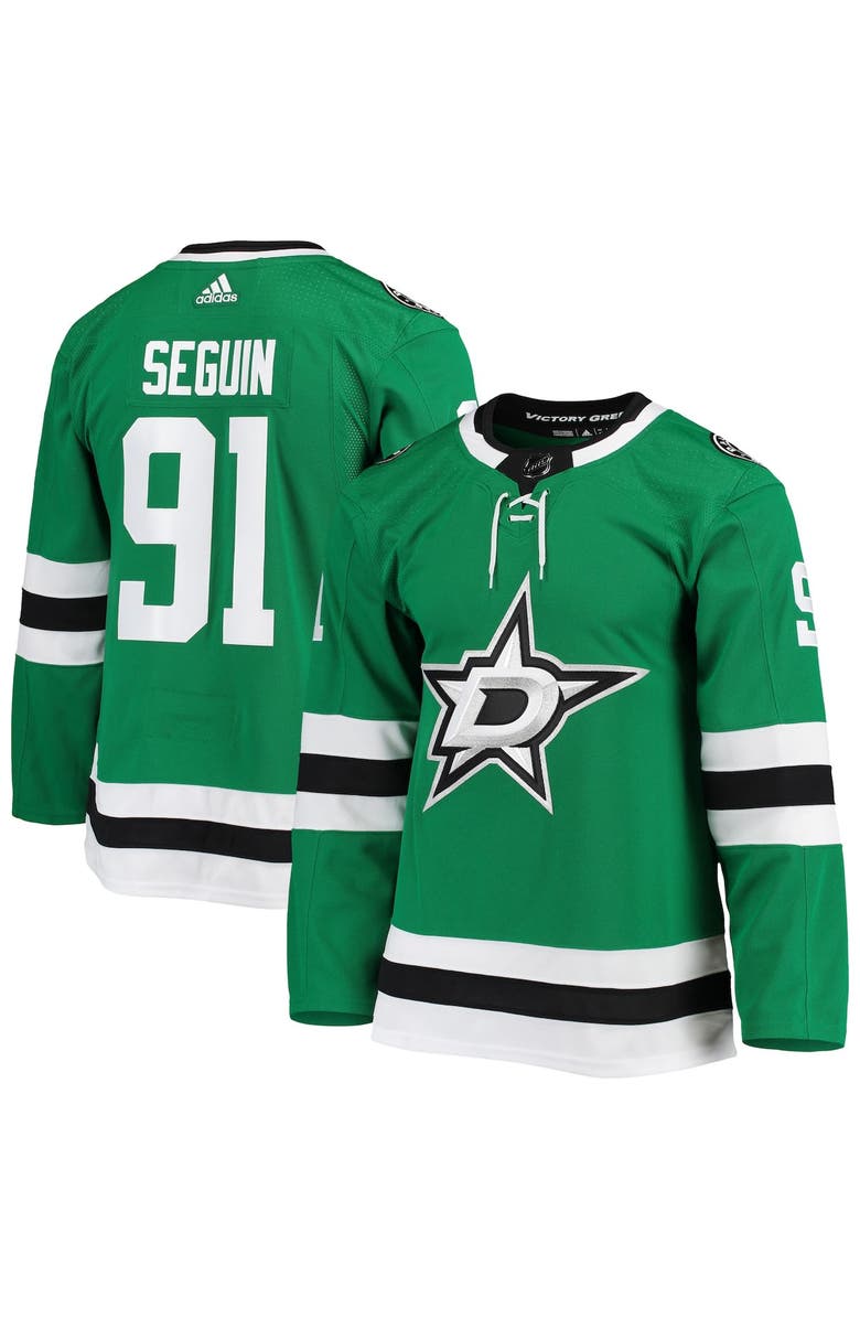 adidas Men's adidas Tyler Seguin Kelly Green Dallas Stars Home Primegreen Authentic Player Jersey, Main, color,