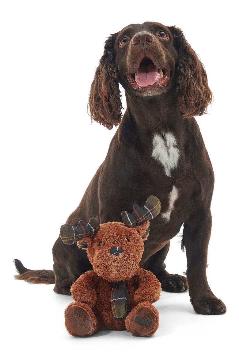 Reindeer Dog Toy, Alternate, color, BROWN/ CLASSIC