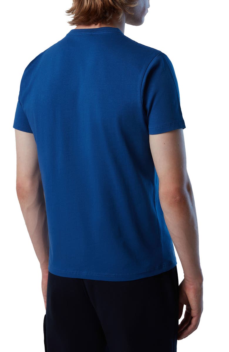 NORTH SAILS Logo Embroidered Cotton Stretch Jersey T-Shirt, Alternate, color,