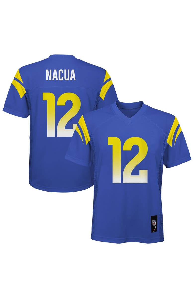 Outerstuff Youth Puka Nacua Royal Los Angeles Rams Replica Player Jersey, Main, color, Royal